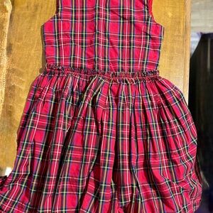 Crewcuts Christmas plaid dress